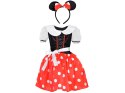 Uroczy Kostium Strój Myszki Minnie dla Dziewczynki przebranie L/XL ZA5280