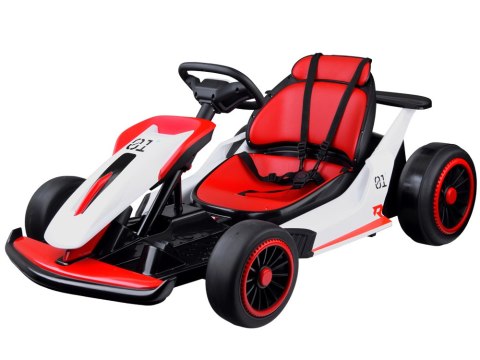 Gokart na akumulator z Funkcją Driftu Bolid autko dla dziecka PA0308 czerwony Gokart na akumulator z Funkcją Driftu Bolid autko dla dziecka PA0308 czerwony