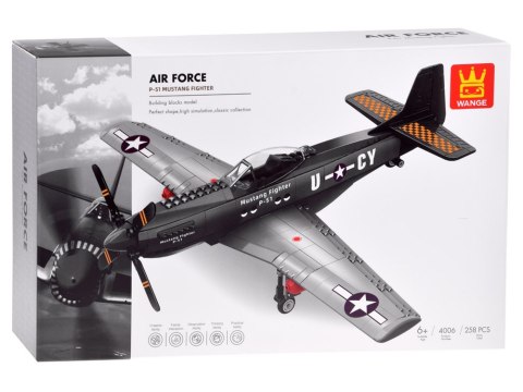 Klocki techniczne samolot bojowy P-51 Fighter 256 ele ZA4624 Klocki techniczne samolot bojowy P-51 Fighter 256 ele ZA4624