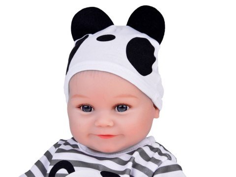 Urocza miękka Lalka Chłopiec 45cm jak żywa ubrana kombinezon Panda ZA5358 Urocza miękka Lalka Chłopiec 45cm jak żywa ubrana kombinezon Panda ZA5358