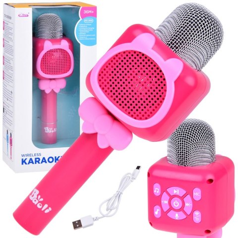 Bezprzewodowy Mikrofon dla dzieci KARAOKE nagrywanie Bluetooth IN0168