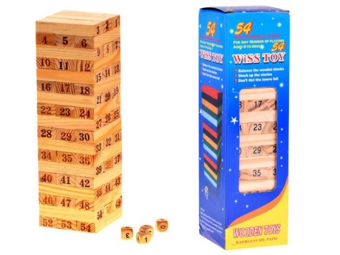 Drewniane Klocki JENGA CHWIEJĄCA SIĘ WIEŻA GR0189 Drewniane Klocki JENGA CHWIEJĄCA SIĘ WIEŻA GR0189