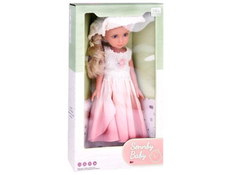 Elegancka Stylowa Lalka w Kapeluszu z Długimi Blond Włosami ZA5314 Elegancka Stylowa Lalka w Kapeluszu z Długimi Blond Włosami ZA5314