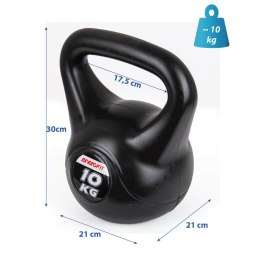 HANTLA KOMPOZYTOWA KETTLEBELL 10 KG ODWAŻNIK ENERO FIT