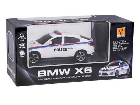 Sportowy radiowóz BMW X6 auto sterowane na pilota RC0660 BI Sportowy radiowóz BMW X6 auto sterowane na pilota RC0660 BI