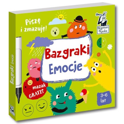 Kapitan Nauka Bazgraki Emocje 3-6 lat KS0659