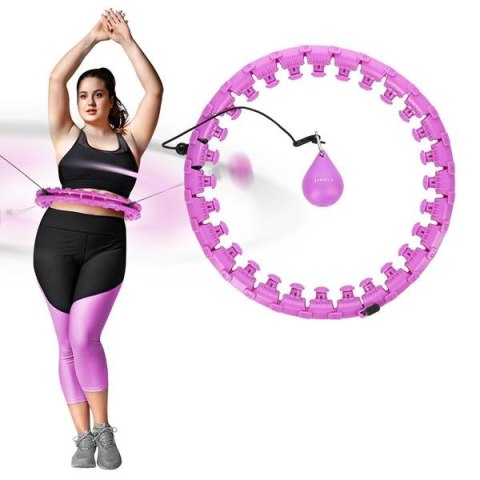 HMS ZESTAW HULA HOP HHW12 VIOLET Z WYPUSTKAMI I OBCIĄŻNIKIEM HMS + PAS BR163 BLACK PLUS SIZE HMS ZESTAW HULA HOP HHW12 VIOLET Z WYPUSTKAMI I OBCIĄŻNIKIEM HMS + PAS BR163 BLACK PLUS SIZE