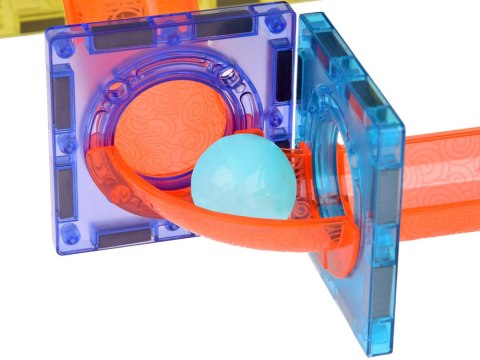 Klocki Magnetyczne 3D dla dzieci Zbuduj Świecący Tor Kulkowy 49 ele ZA5250 Klocki Magnetyczne 3D dla dzieci Zbuduj Świecący Tor Kulkowy 49 ele ZA5250
