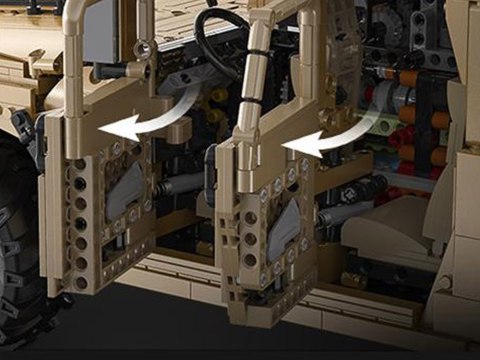 Zestaw klocków 3935-ele Auto wojskowe Humvee 1:8 ruchome elementy ZA5252 Zestaw klocków 3935-ele Auto wojskowe Humvee 1:8 ruchome elementy ZA5252