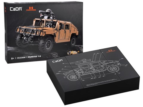 Zestaw klocków 3935-ele Auto wojskowe Humvee 1:8 ruchome elementy ZA5252 Zestaw klocków 3935-ele Auto wojskowe Humvee 1:8 ruchome elementy ZA5252