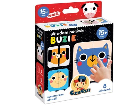 CzuCzu Układam połówki Buzie puzzle 15m+ ZA4044 CzuCzu Układam połówki Buzie puzzle 15m+ ZA4044