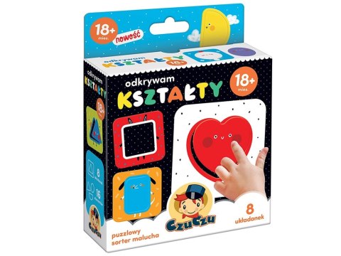CzuCzu Odkrywam kształty układanka 18m+ ZA4043 CzuCzu Odkrywam kształty układanka 18m+ ZA4043