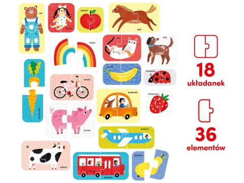 CzuCzu Puzzle do pary Pierwsze słowa ZA4847 CzuCzu Puzzle do pary Pierwsze słowa ZA4847