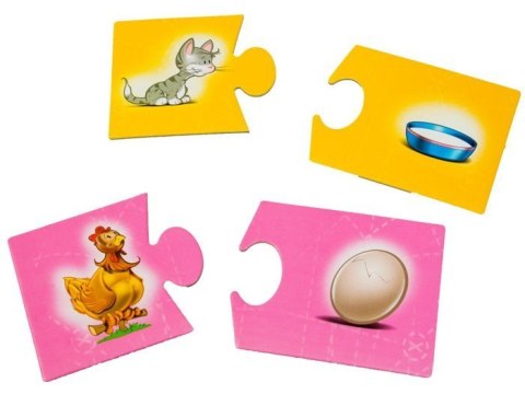 Gra edukacyjna SPINKI zwierzęta puzzle GR0308 Gra edukacyjna SPINKI zwierzęta puzzle GR0308