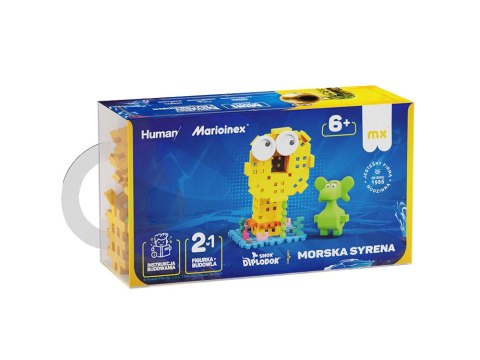 Marioinex Diplodok i Morska Syrena klocki 60 ele Mini wafle figurka ZA5500 Marioinex Diplodok i Morska Syrena klocki 60 ele Mini wafle figurka ZA5500