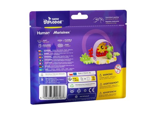 Marioinex klocki Smok Diplodok i Scena 25ele figurka Mini waffle ZA5498 Marioinex klocki Smok Diplodok i Scena 25ele figurka Mini waffle ZA5498