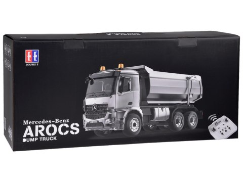 Mercedes Arocs METALOWA wywrotka sterowana EE ruchoma naczepa 1:20 RC0667 Mercedes Arocs METALOWA wywrotka sterowana EE ruchoma naczepa 1:20 RC0667
