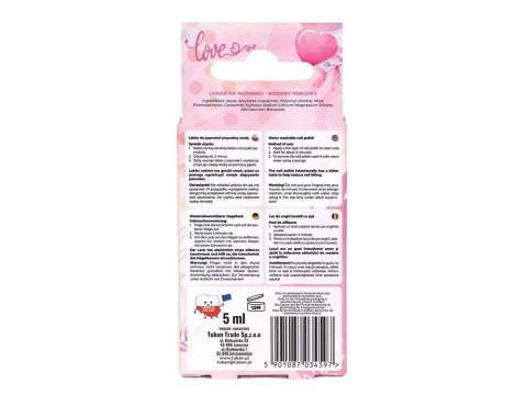 Tuban Tubi Glam lakier do paznokci dla dzieci różowy perłowy 5ml ZA5164 Tuban Tubi Glam lakier do paznokci dla dzieci różowy perłowy 5ml ZA5164