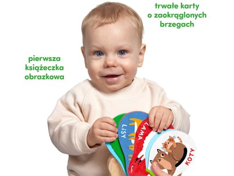 CzuCzu Moje pierwsze słowa 12m+ książeczka na kółeczku ZA5551 CzuCzu Moje pierwsze słowa 12m+ książeczka na kółeczku ZA5551