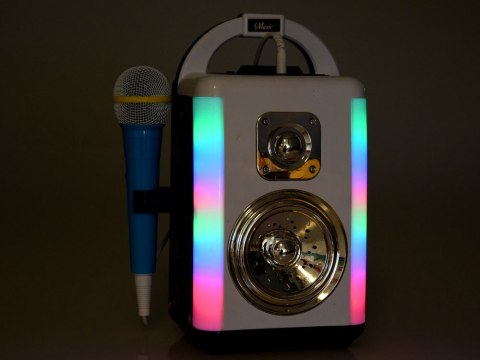 Disco Głośnik bezprzewodowy + mikrofon + bluetooth dla dzieci IN0165 Disco Głośnik bezprzewodowy + mikrofon + bluetooth dla dzieci IN0165