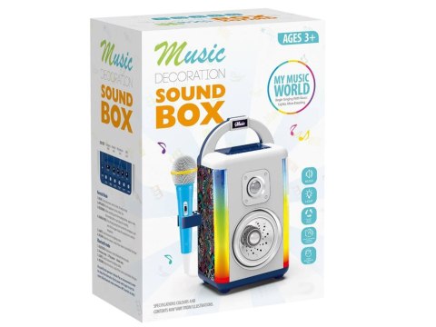 Disco Głośnik bezprzewodowy + mikrofon + bluetooth dla dzieci IN0165 Disco Głośnik bezprzewodowy + mikrofon + bluetooth dla dzieci IN0165