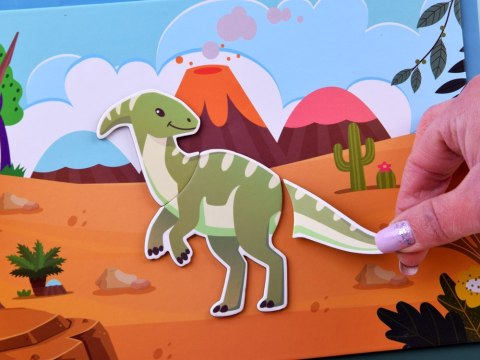 Układanka Puzzle magnetyczne Dinozaur 36el ZA4408 Układanka Puzzle magnetyczne Dinozaur 36el ZA4408