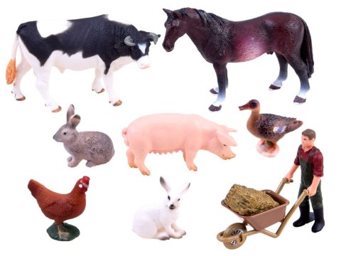 Zestaw malowane Zwierzęta Zagrodowe Farmer ZA2994 Zestaw malowane Zwierzęta Zagrodowe Farmer ZA2994