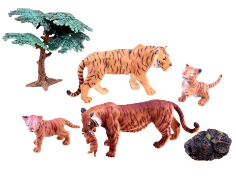 Zestaw zwierząt Figurki safari TYGRYS 4szt ZA2990 Zestaw zwierząt Figurki safari TYGRYS 4szt ZA2990