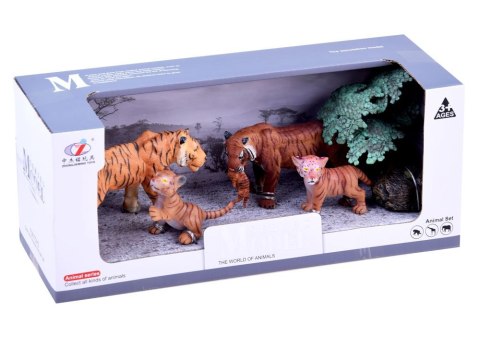 Zestaw zwierząt Figurki safari TYGRYS 4szt ZA2990 Zestaw zwierząt Figurki safari TYGRYS 4szt ZA2990