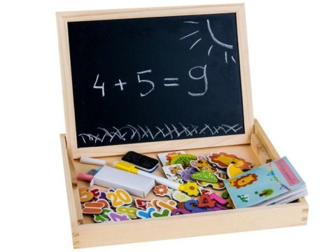 Drewniana TABLICA magnetyczno kredowa + akc TA0072 Drewniana TABLICA magnetyczno kredowa + akc TA0072