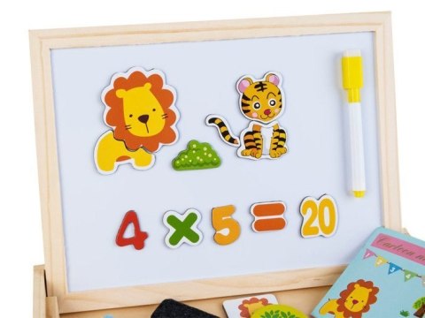 Drewniana TABLICA magnetyczno kredowa + akc TA0072 Drewniana TABLICA magnetyczno kredowa + akc TA0072