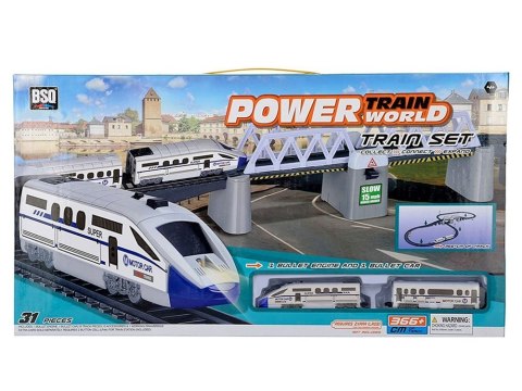 Kolejka elektryczna Nowoczesny pociąg 366cm RC0469 Kolejka elektryczna Nowoczesny pociąg 366cm RC0469