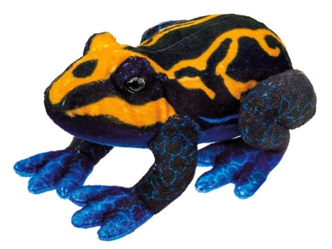 Maskotka pluszowa Żaba pomarańczowo-czarna 13cm kolorowa żabka 14120 Maskotka pluszowa Żaba pomarańczowo-czarna 13cm kolorowa żabka 14120