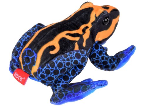 Maskotka pluszowa Żaba pomarańczowo-czarna 13cm kolorowa żabka 14120 Maskotka pluszowa Żaba pomarańczowo-czarna 13cm kolorowa żabka 14120