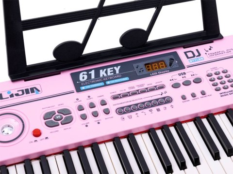 Organy Keyboard + mikrofon 61klawisz 328-06 IN0082 Organy Keyboard + mikrofon 61klawisz 328-06 IN0082