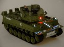 Duży zdalnie sterowany CZOŁG na pilota German Tiger 45cm strzela RC0252ZI