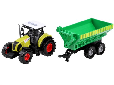 Zestaw 3 x Traktor + przyczepa dla farmera ZA3908 Zestaw 3 x Traktor + przyczepa dla farmera ZA3908
