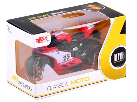 Diecast model Motocykl z naciągiem zabawka ZA3933 A Diecast model Motocykl z naciągiem zabawka ZA3933 A