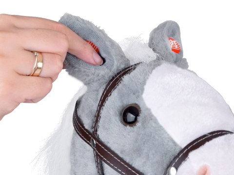Hobby Horse Koń na patyku Dźwięk galopu i rżenia + ruchomy pysk ZA5442 Hobby Horse Koń na patyku Dźwięk galopu i rżenia + ruchomy pysk ZA5442