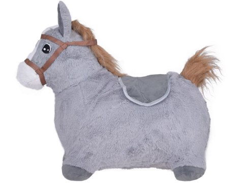 Pompowany konik skoczek pluszowy do skakania dla dziecka pompka ZA5443 SZ Pompowany konik skoczek pluszowy do skakania dla dziecka pompka ZA5443 SZ