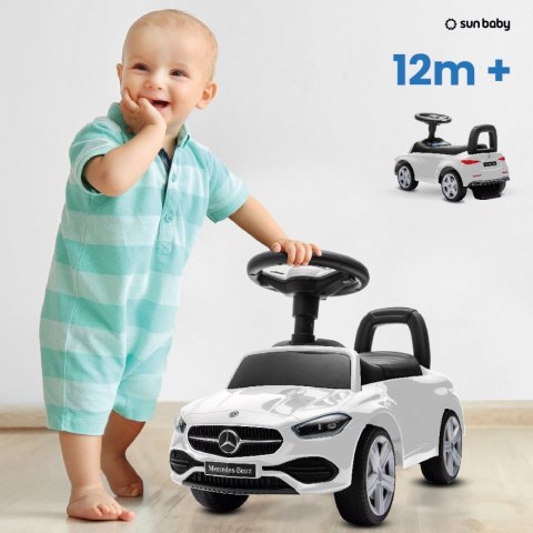 Jeździk dla dziecka, pchacz, chodzik, Mercedes C-Class biały Jeździk dla dziecka, pchacz, chodzik, Mercedes C-Class biały