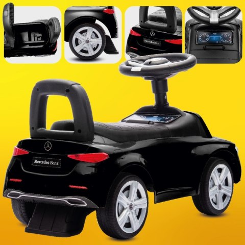 Jeździk dla dziecka, pchacz, chodzik, Mercedes C-Class czarny Jeździk dla dziecka, pchacz, chodzik, Mercedes C-Class czarny