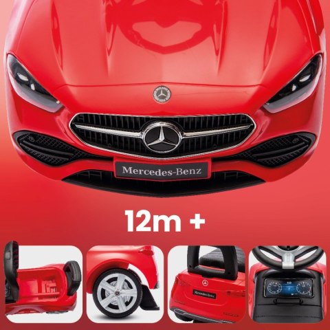 Jeździk dla dziecka, pchacz, chodzik, Mercedes C-Class czerwony Jeździk dla dziecka, pchacz, chodzik, Mercedes C-Class czerwony