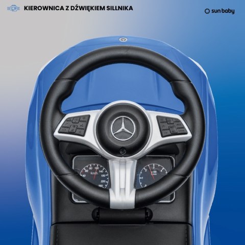 Jeździk dla dziecka, pchacz, chodzik, Mercedes C-Class niebieski Jeździk dla dziecka, pchacz, chodzik, Mercedes C-Class niebieski