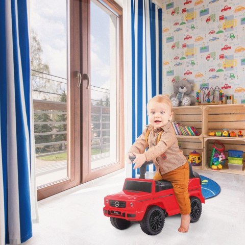 Jeździk pchacz chodzik dla dzieci Mercedes Benz G Klasa czerwony Jeździk pchacz chodzik dla dzieci Mercedes Benz G Klasa czerwony