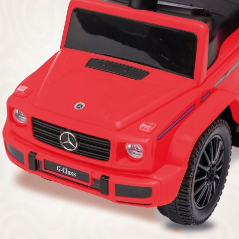 Jeździk pchacz chodzik dla dzieci Mercedes Benz G Klasa czerwony Jeździk pchacz chodzik dla dzieci Mercedes Benz G Klasa czerwony