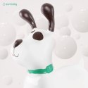 Skoczek gumowy dla dzieci REKSIO 60 cm biały do skakania z pompką Skoczek gumowy dla dzieci REKSIO 60 cm biały do skakania z pompką