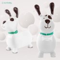Skoczek gumowy dla dzieci REKSIO 60 cm biały do skakania z pompką Skoczek gumowy dla dzieci REKSIO 60 cm biały do skakania z pompką