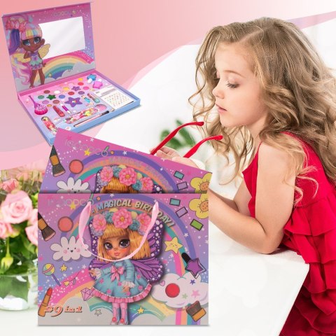 Zestaw do makijażu tworzenie biżuterii Paletka Cienie Szminka Naklejki na paznokcie Biżuteria Make Up Zestaw do makijażu tworzenie biżuterii Paletka Cienie Szminka Naklejki na paznokcie Biżuteria Make Up