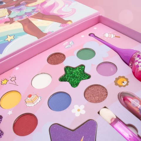 Zestaw do makijażu tworzenie biżuterii Paletka Cienie Szminka Naklejki na paznokcie Biżuteria Make Up Zestaw do makijażu tworzenie biżuterii Paletka Cienie Szminka Naklejki na paznokcie Biżuteria Make Up